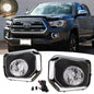 Fit 2016-2022 Toyota Tacoma SR SR5 Front Halogen Fog Lights Lamps w/Wiring