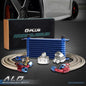 Solid Spare Universal 10 Row 10AN Aluminum Engine Oil Cooler+Filter Relocation Kit+Oil Line