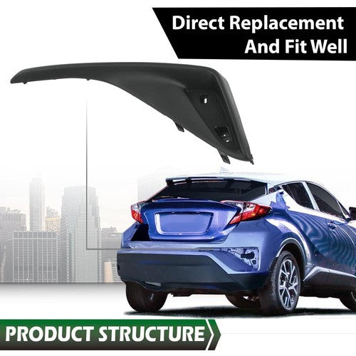 Solid Spare Fit For 18-19 Toyota C-HR RH Right Passenger Side Bumper Insert Cover Plate