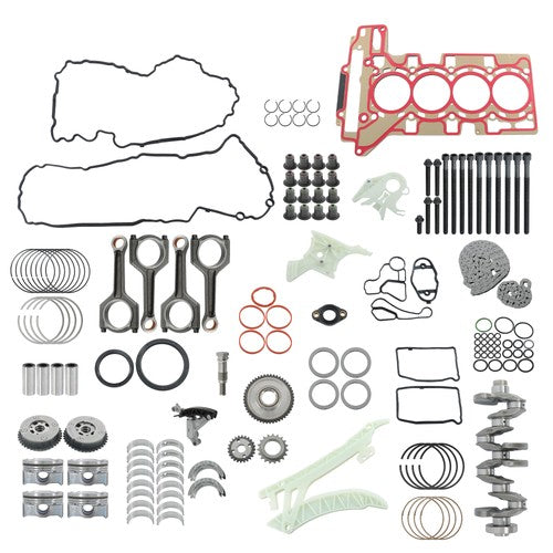 Solid Spare For BMW 2.0T N20B20 Gasket / Timing Kit / Crankshaft Engine Rebuild Kit CR 10:1
