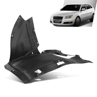 Solid Spare Fit For 09-11 Audi A3 Front Left Front Section Fender Liner Splash Shield