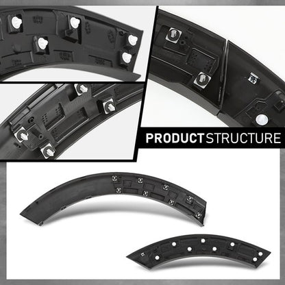Solid Spare Fit For 2020 2021 2022 Ford Explorer Driver & Passenger Side Rear Fender Flares
