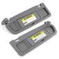 Solid Spare Driver & Passenger Dark Gray Sun Visor PAIR For 2006-2011 Honda Civic Visor Set