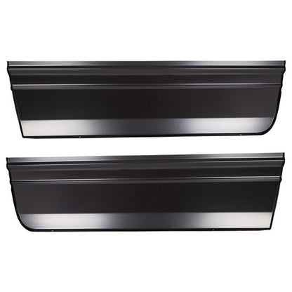 Solid Spare Pair LH RH For 94-02 Dodge Ram Lower Front Door Skin Set Except 4 Door Quad Cab