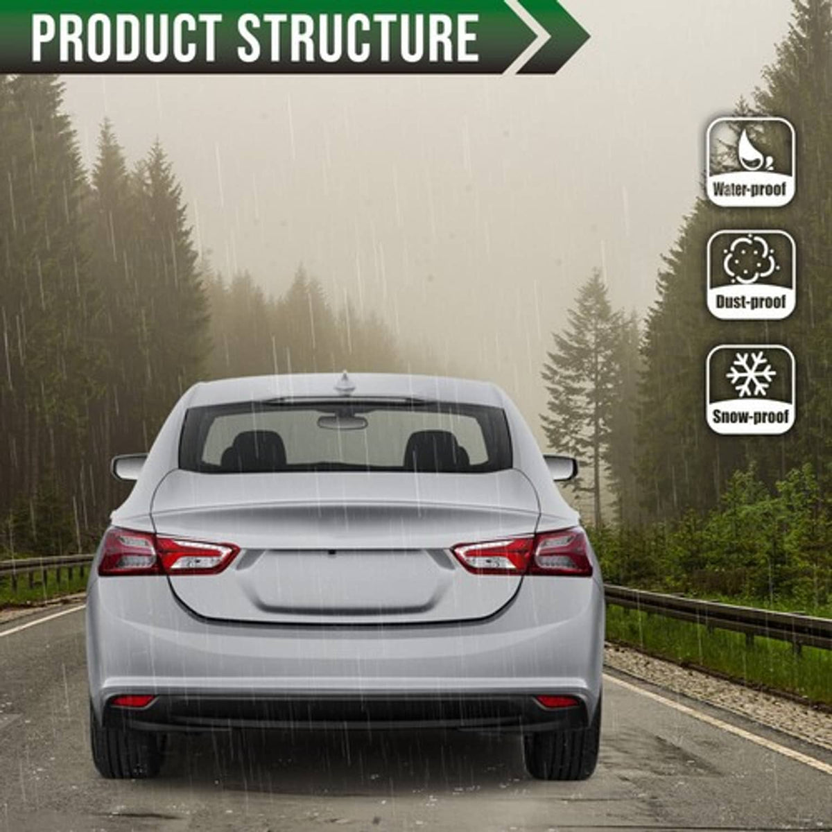Solid Spare Fit For 2019-2021 Chevrolet Malibu XL Rear Inner Lamps Tail Light Right Side