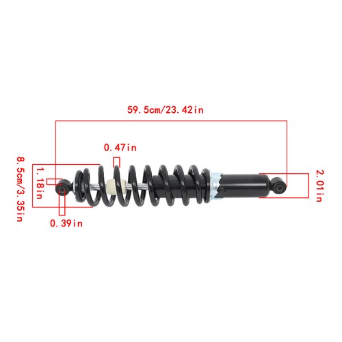 Solid Spare Front Gas Shocks Absorber 2013-2019 For Polaris Ranger Crew XP 900 1000 7043755