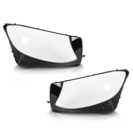 Solid Spare Fit For 2016-2019 Mercedes Benz GLC-Class W253 Headlight Replacement Lens LH RH