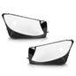 Solid Spare Fit For 2016-2019 Mercedes Benz GLC-Class W253 Headlight Replacement Lens LH RH