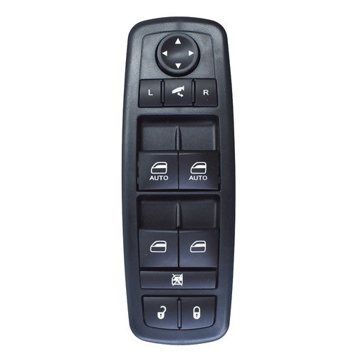 Solid Spare For Jeep Grand Cherokee 2010-2020 Front LH Car Window Switch Black ABS Plastic