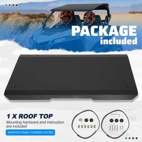 Solid Spare Aluminum Roof Top Shading Cover For CFMOTO ZForce 950/1000 HO Sport 20-2024 UTV