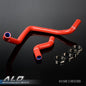 Solid Spare Silicone Radiator Hose+Clamps Fit For 92-00 Honda Civic SOHC D15/16 EG/EK Red