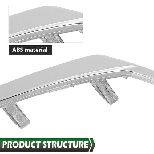 Solid Spare Fit For 2021-2024 Nissan Kicks Front Bumper Cover Molding Driver Side NI1046111