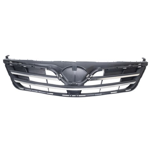 For 2013 Toyota Corolla 5310002640C0 Front Bumper Upper Chrome Black Grille