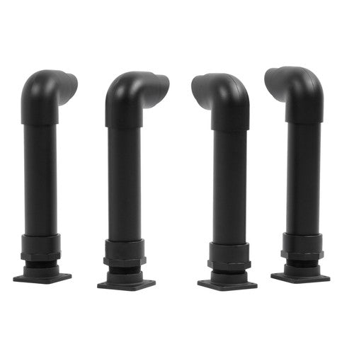 Solid Spare (4) Black Snorkel Kits For Polaris Sportsman 400 500 600 700 800 1994-2014