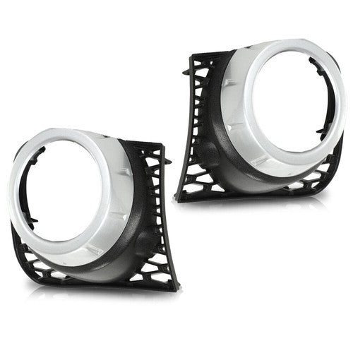 Solid Spare Fit For 2010-2013 Land Rover Range Rover 5.0L Fog Light Bezel Left+Right Side