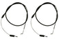 Solid Spare (2) Personal Pace Recycler Traction Cable for Toro Self Propelled Mower 105-1844