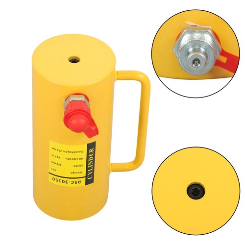 Solid Spare 6" Stroke Single Acting Lifting Cylinder 30Ton Portable Hydraulic Cylinder Jack