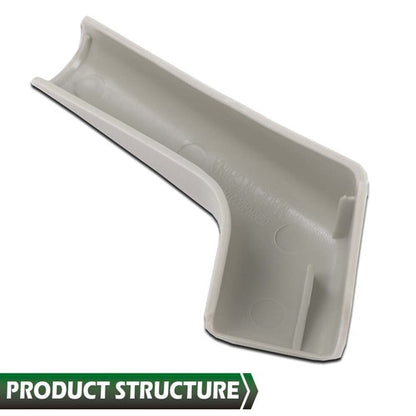 Solid Spare 4PCS Tan RV Rain Gutter Spout Long Version Left & Right Driver & Passenger