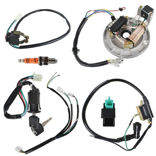 Solid Spare Wiring Harness Loom Ignition Coil CDI Magneto Stator 50-140cc Dirt Pit Bike ATV