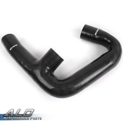 Solid Spare Intercooler Upgrade Kit + Silicone Hose Black Fit For Volkswagen Golf R GTI MK7