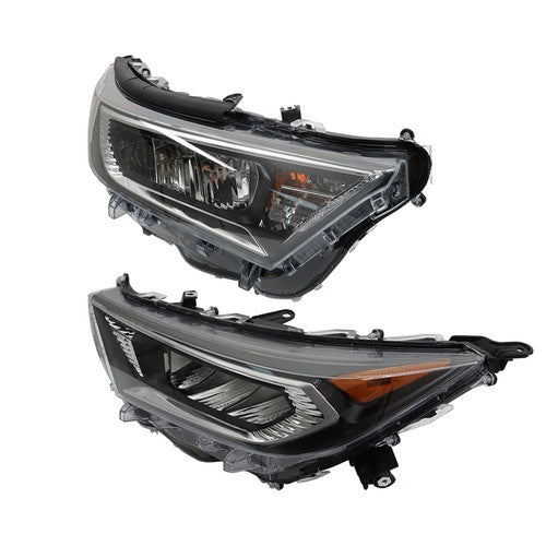 Solid Spare Headlights Chrome LED Left&Right Side For Toyota RAV4 LE XLE 2019 2020 2021 2022