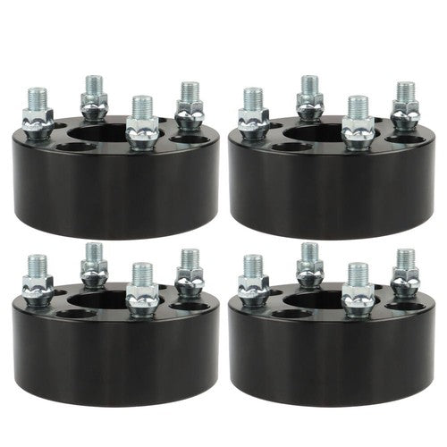 Solid Spare New Wheel Spacers Hub Bore 62mm Thread Size 1/2"x20 4Pcs 2" 4x101.6mm US