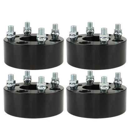 Solid Spare New Wheel Spacers Hub Bore 62mm Thread Size 1/2"x20 4Pcs 2" 4x101.6mm US