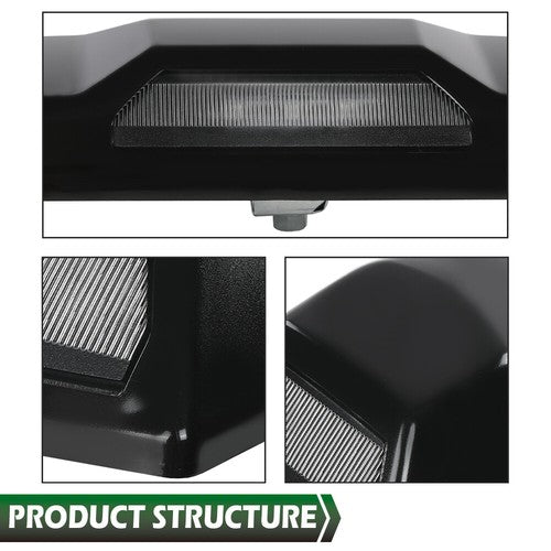 Solid Spare Amber LED Roof Marker Light Kit Fit For 2020-2023 Silverado Sierra 2500HD 3500HD
