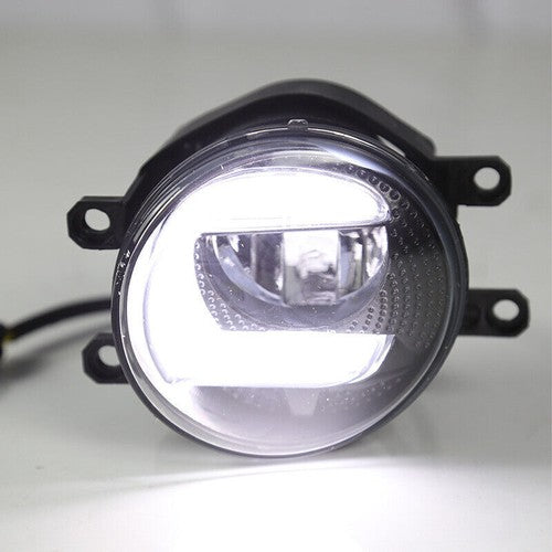 For 2009 2010 Toyota Corolla LED Fog Lights DRL Clear Lens Turn Signal w/Wiring