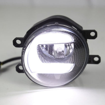 For 2009 2010 Toyota Corolla LED Fog Lights DRL Clear Lens Turn Signal w/Wiring