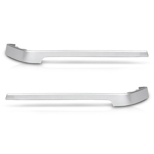 Solid Spare Fit For 2013-2022 Land Rover Range Rover Rear Bumper Side Cladding Trim Silver