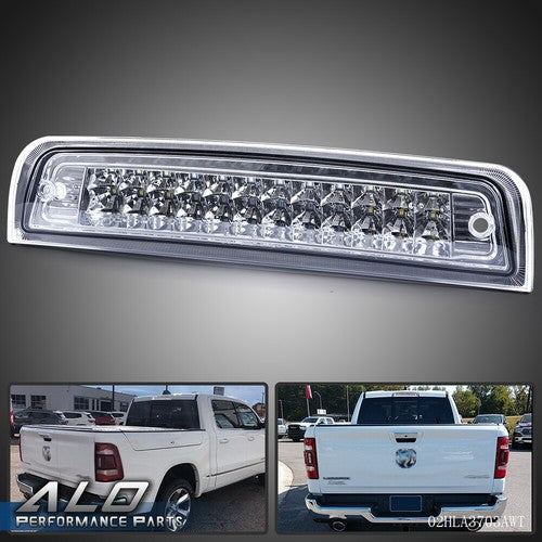 Solid Spare Clear/Chrome Third Brake Tail Light Cargo Lamp Fit For 2009-2017 Dodge Ram 1500