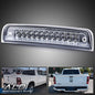 Solid Spare Clear/Chrome Third Brake Tail Light Cargo Lamp Fit For 2009-2017 Dodge Ram 1500