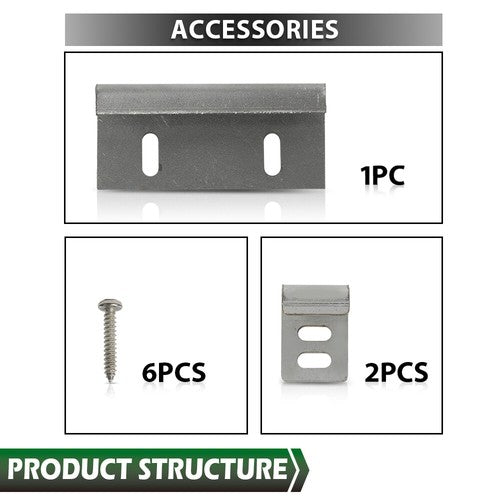 Solid Spare New Hold-Down Brackets/Fasteners Kit For Series 970 Portable Toilets