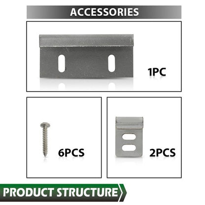 Solid Spare New Hold-Down Brackets/Fasteners Kit For Series 970 Portable Toilets