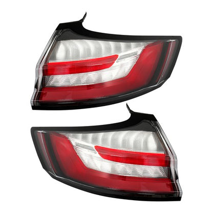 Solid Spare Pair Tail Lights For Ford Edge SE SEL 2019-2023 Rear Outer Lamp Passenger+Driver