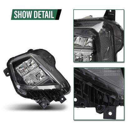 Solid Spare LED Headlight Assembly Fit For 2022-2024 Hyundai Tucson Left Driver Side