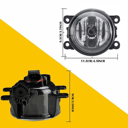 For Nissan Pathfinder 2017-2020 Bumper Clear Fog Light Lamp Replaces Lens Pair