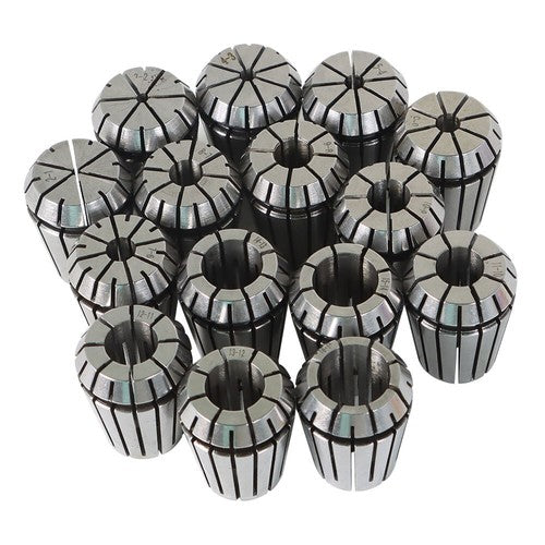 Solid Spare ER25 15Pcs Spring Collet 2MM to 16MM Set For CNC Engraving Machine Milling Lathe