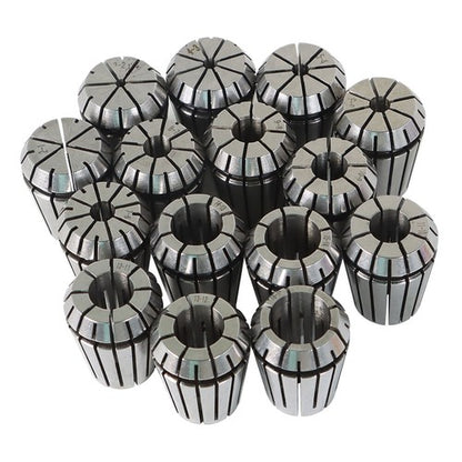 Solid Spare ER25 15Pcs Spring Collet 2MM to 16MM Set For CNC Engraving Machine Milling Lathe