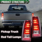 Solid Spare Red LED Tail Lights Fit for 1999-2006 Chevy Silverado 99-02 GMC Sierra 1500 2500