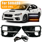 LED DRL Turn Signal Fog Lights Lamps w/Wiring For 2015 2016 2017 Subaru WRX STI