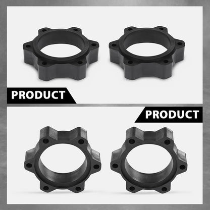 Solid Spare Air Spring Spacer Kit CV Spacers Fit For 6" Lift 01-10 Chevrolet/GMC 2500HD 4WD