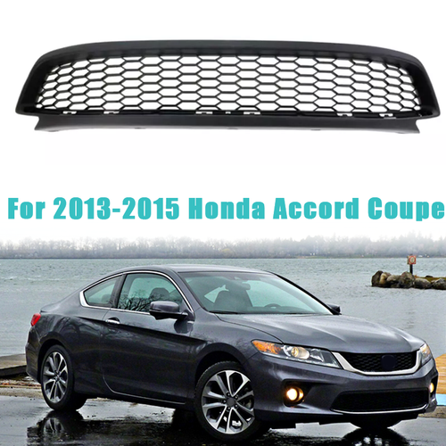 For 2013-2015 Honda Accord Coupe Front Bumper Lower Black Grille Grill HO1036115