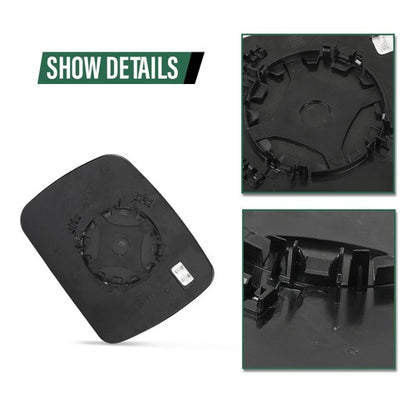 Solid Spare Heated Mirror Glass w/ Back Fit For 10-15 Land Rover LR2 LR4 Passenger Side