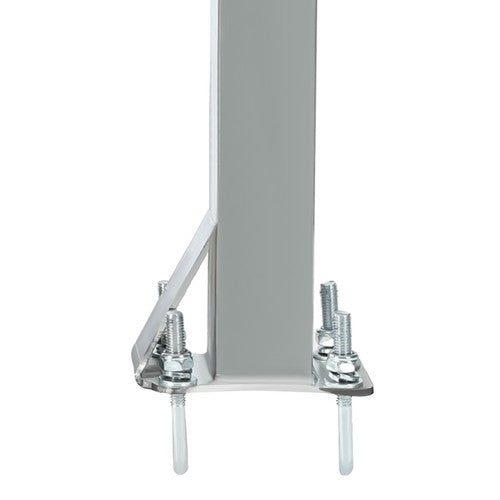 Solid Spare Fits for 2" Trailer Frames Pair of Zinc-Plated Pontoon Boat Trailer Guide On
