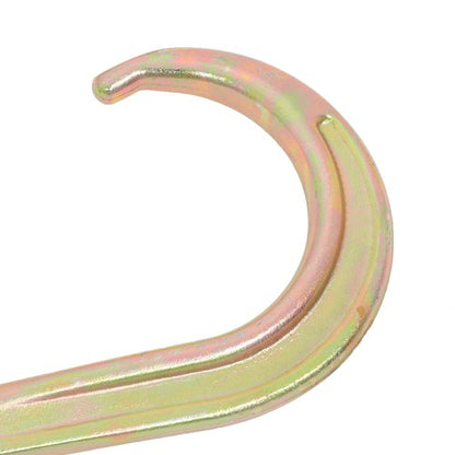 Solid Spare Working Load 7100lbs Double Limb Hook Chain 3/8in*2ft G80 Chain 15IN J Hooks