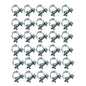 Solid Spare 1/4" FUEL INJECTION HOSE CLAMP / AUTO Fuel clamps?11mm-13mm?30 Pcs