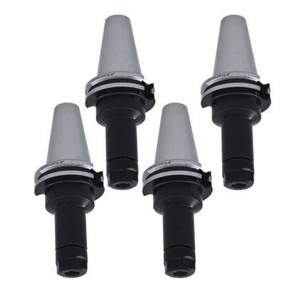 Solid Spare New CAT40-ER16 Collet Chucks W. 4" Long Gage Length---4 Chucks Tool Holder Set