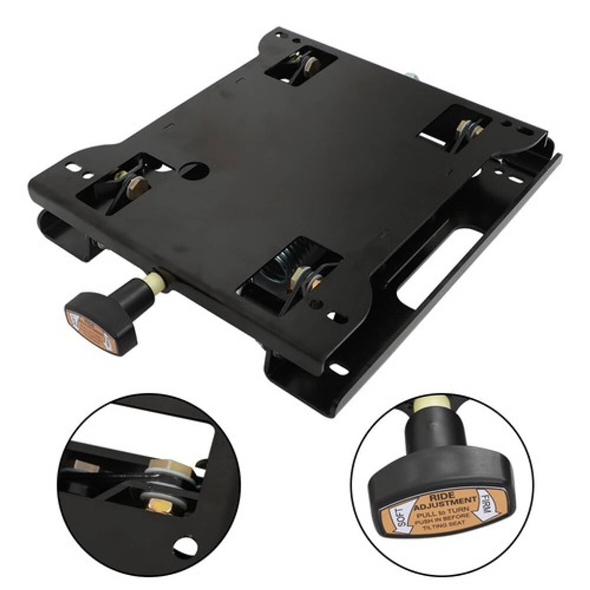 Solid Spare Seat Suspension Kit for Kubota Z200 Z231 Z251 Z400 Z411 Z421 Zero Turn Mower ZTR